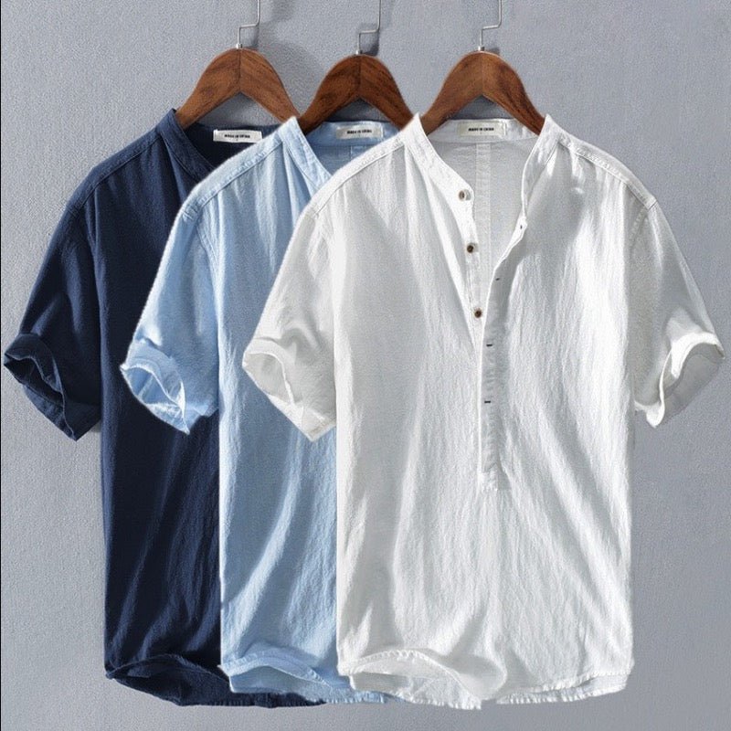 Alexander 'Cotton - Linen' Shirt - LXNDONSKU_1753277736437_981