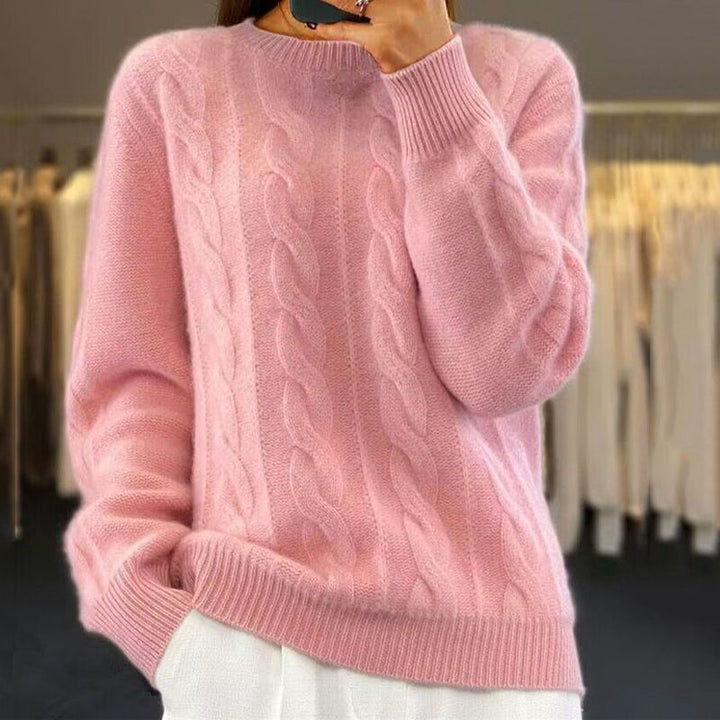 Alora | Classic Cable - Knit Sweater - LXNDON