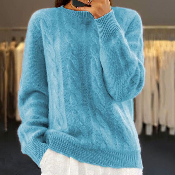 Alora | Classic Cable - Knit Sweater - LXNDON