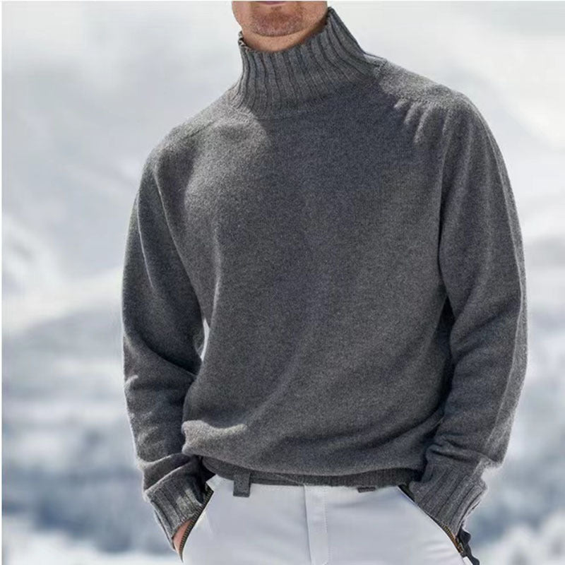 Amadeo | Elegant High - Neck Sweater - LXNDON