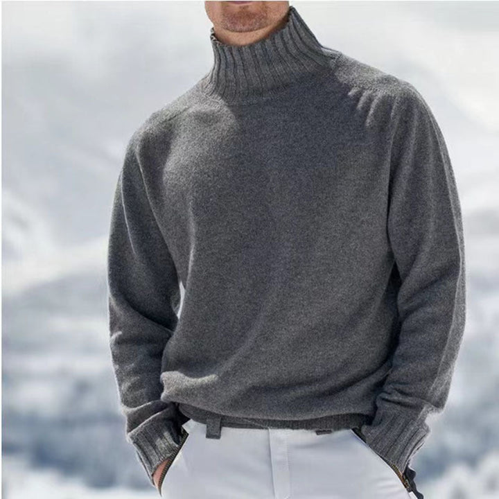 Amadeo | Elegant High - Neck Sweater - LXNDON