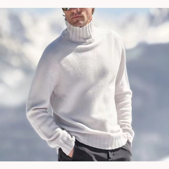 Amadeo | Elegant High - Neck Sweater - LXNDON