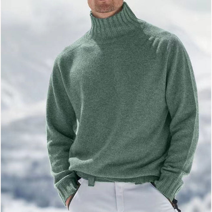 Amadeo | Elegant High - Neck Sweater - LXNDON