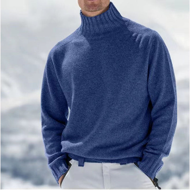 Amadeo | Elegant High - Neck Sweater - LXNDON