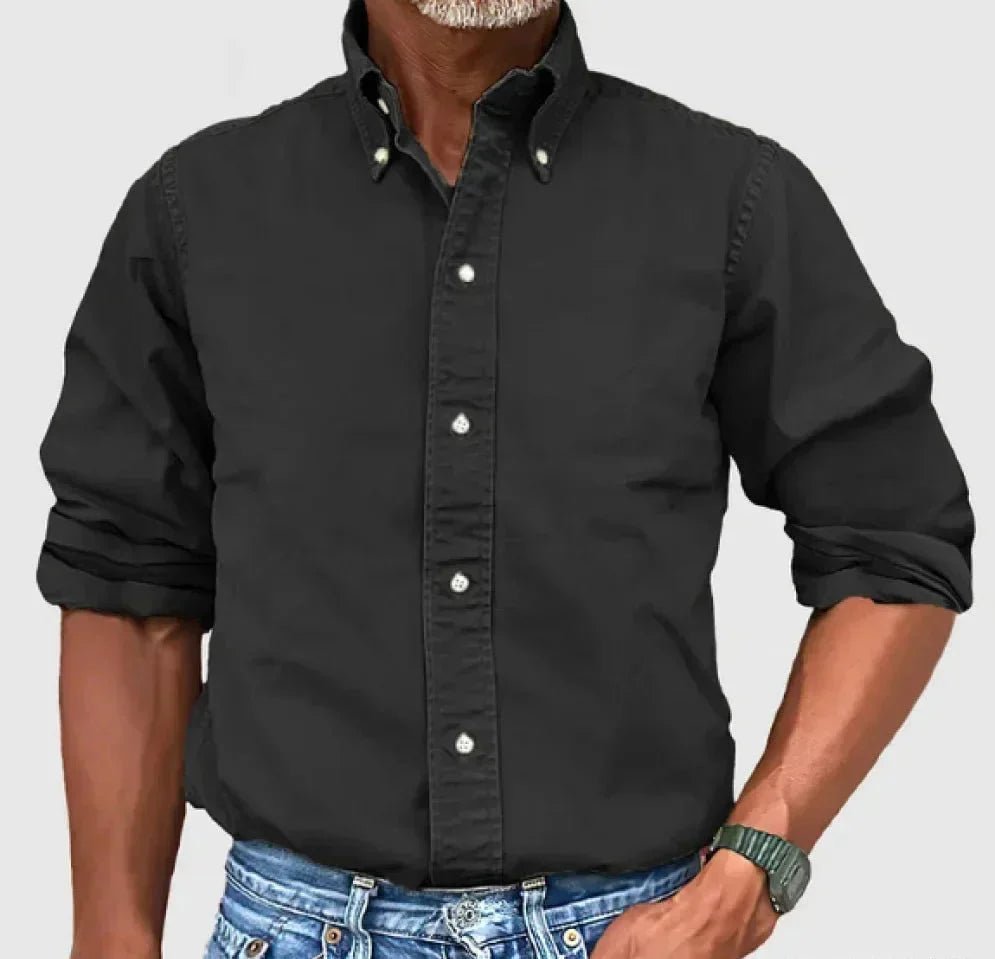 Anthony | Men's Dress Shirt - Classic Long - Sleeve for All - Day Comfort - LXNDON
