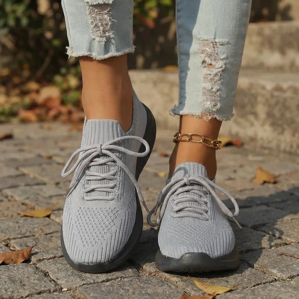 Women’s Walking Trainers with Cushioned Sole