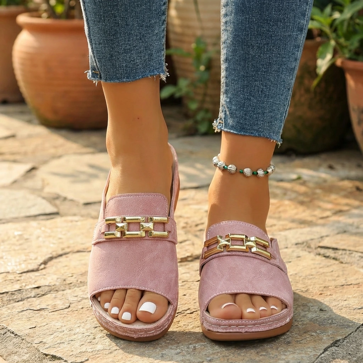 Women’s Comfortable Slip-On Wedge Sandals