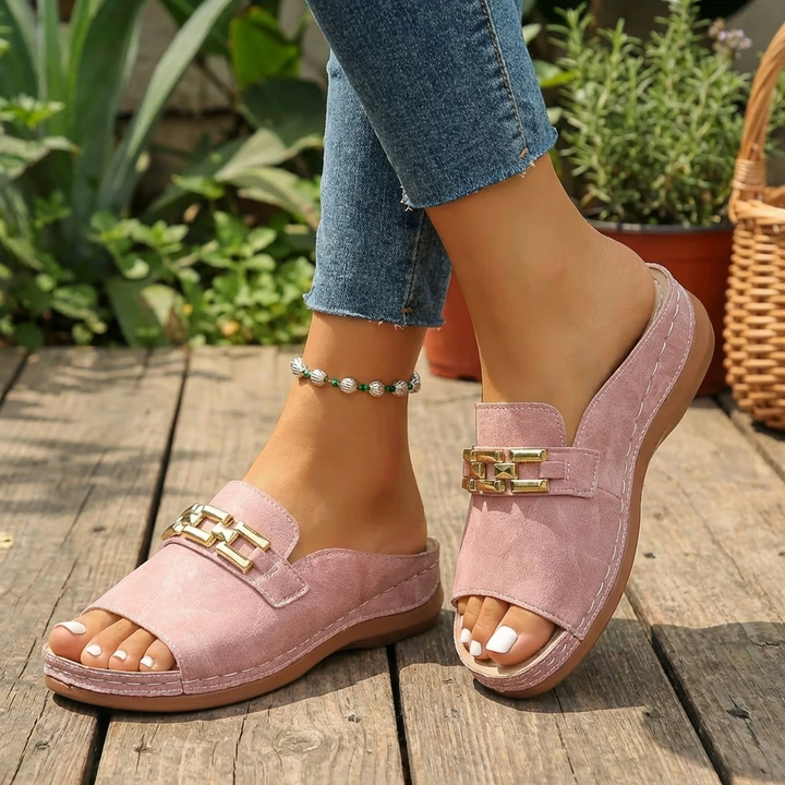 Women’s Comfortable Slip-On Wedge Sandals
