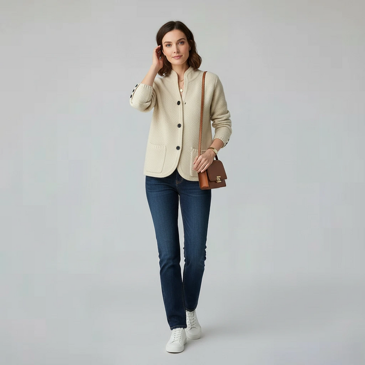 Maribel Textured Knit Cardigan | Women’s Timeless Cozy Layer