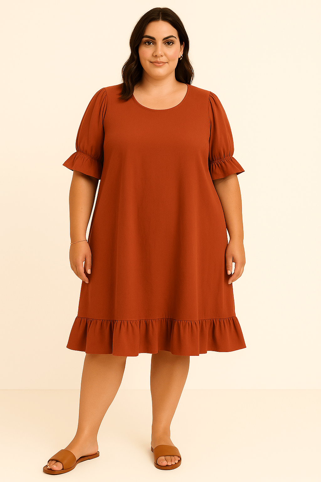 Aria | Casual Tummy Covering Summer Dress - LXNDON