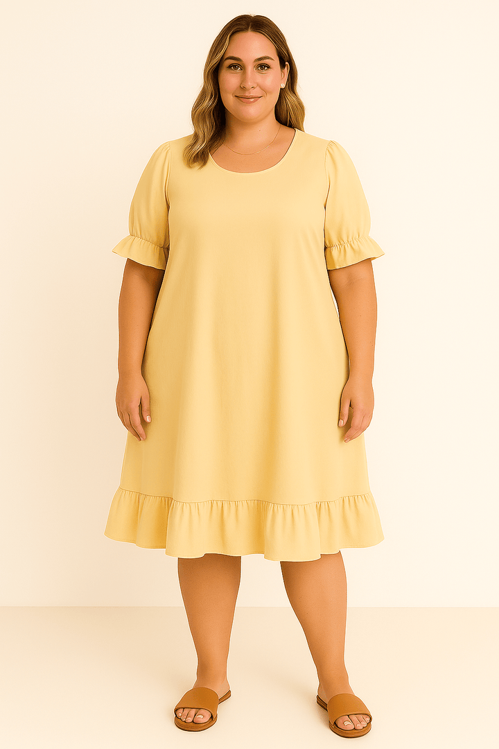 Aria | Casual Tummy Covering Summer Dress - LXNDON