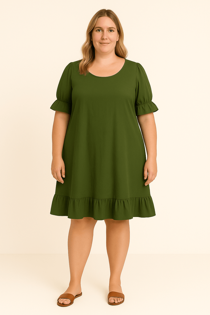 Aria | Casual Tummy Covering Summer Dress - LXNDON