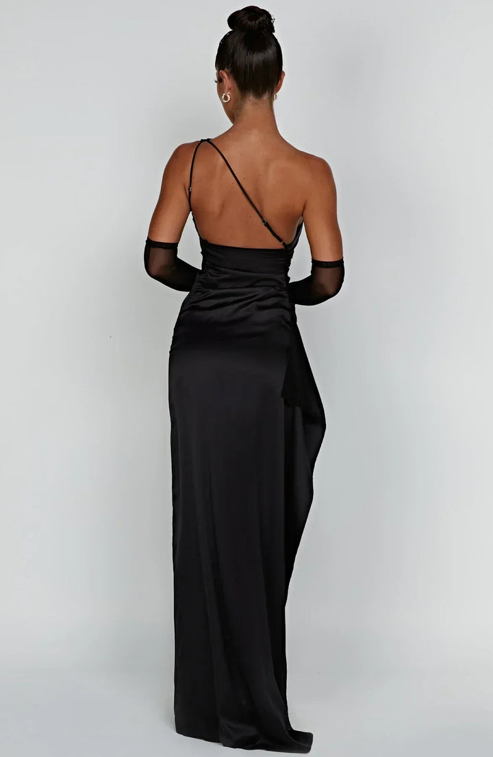 Marivelle One-Shoulder Evening Gown | Women’s Luxe Formal Wear