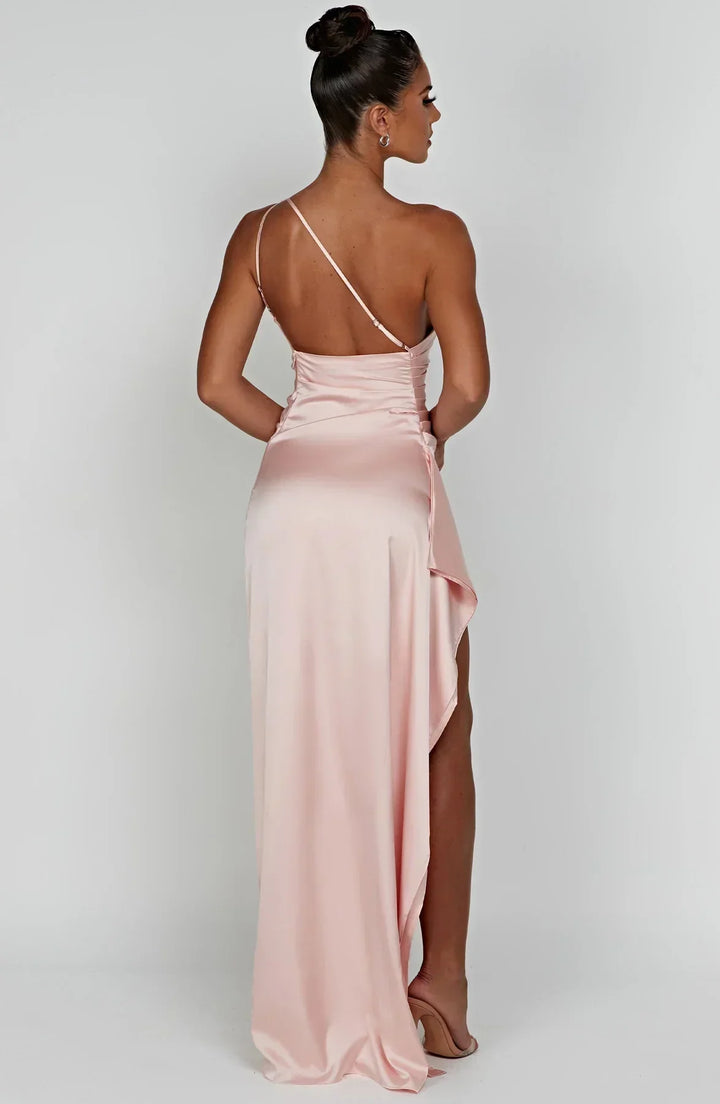 Marivelle One-Shoulder Evening Gown | Women’s Luxe Formal Wear