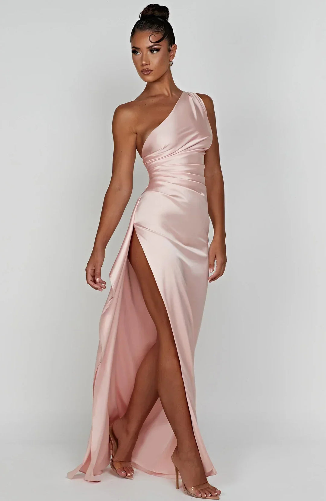 Marivelle One-Shoulder Evening Gown | Women’s Luxe Formal Wear