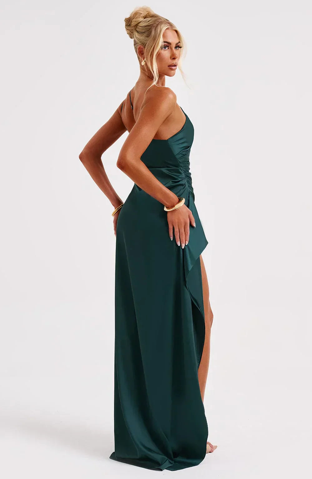 Marivelle One-Shoulder Evening Gown | Women’s Luxe Formal Wear