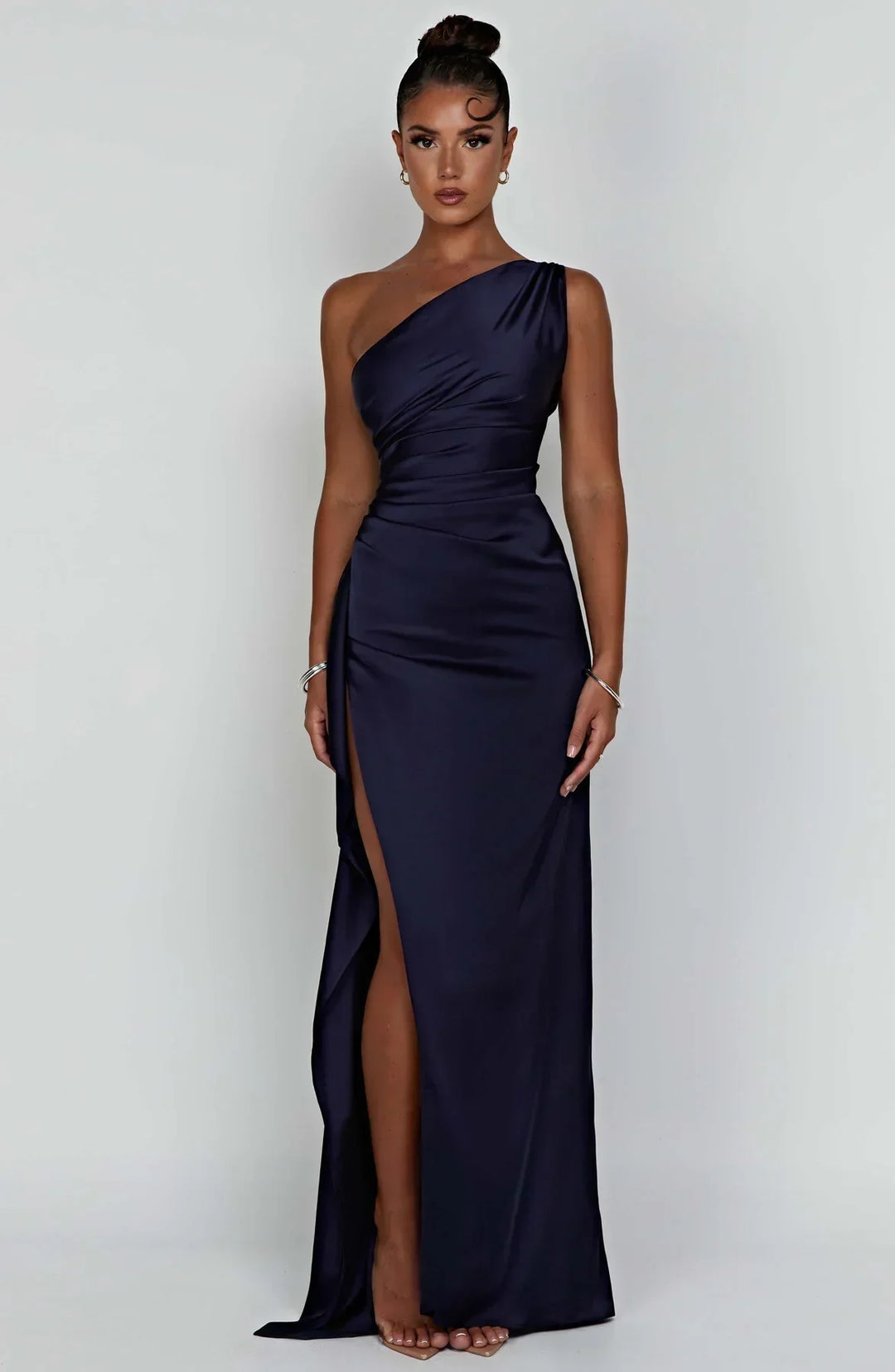 Marivelle One-Shoulder Evening Gown | Women’s Luxe Formal Wear