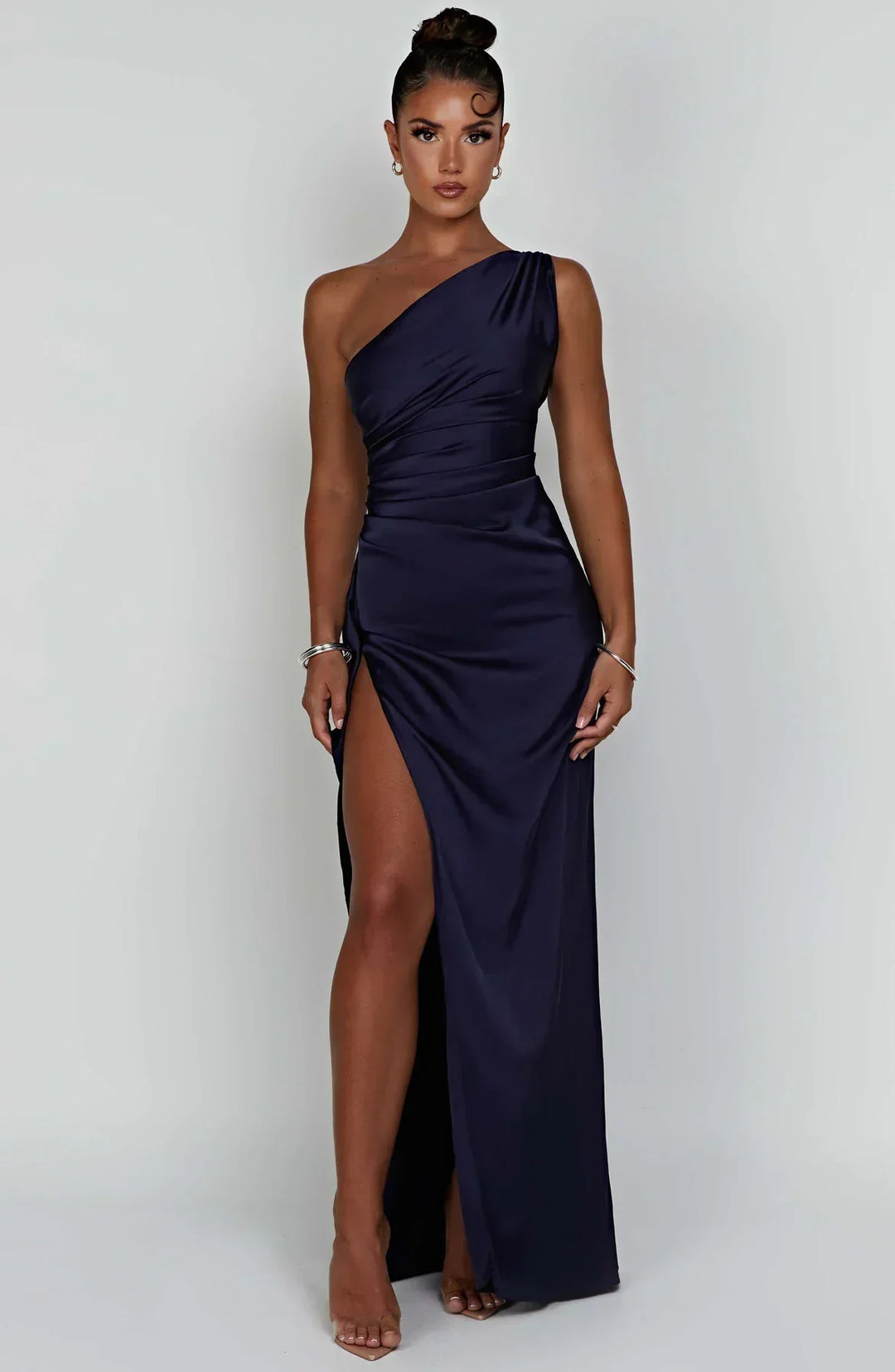 Marivelle One-Shoulder Evening Gown | Women’s Luxe Formal Wear