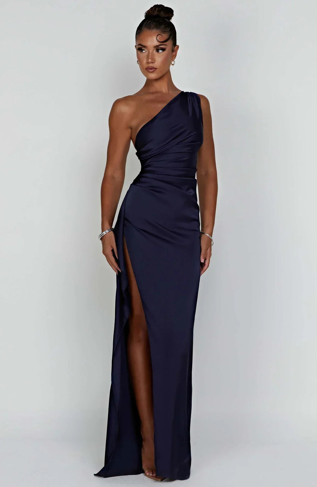 Marivelle One-Shoulder Evening Gown | Women’s Luxe Formal Wear