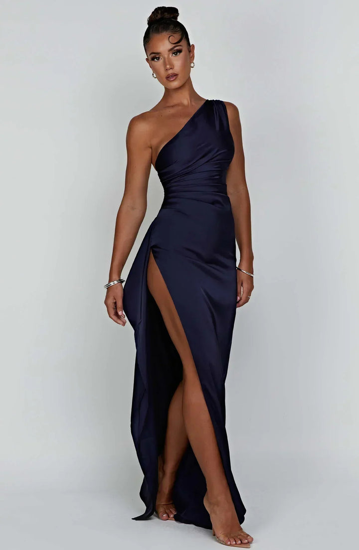 Marivelle One-Shoulder Evening Gown | Women’s Luxe Formal Wear