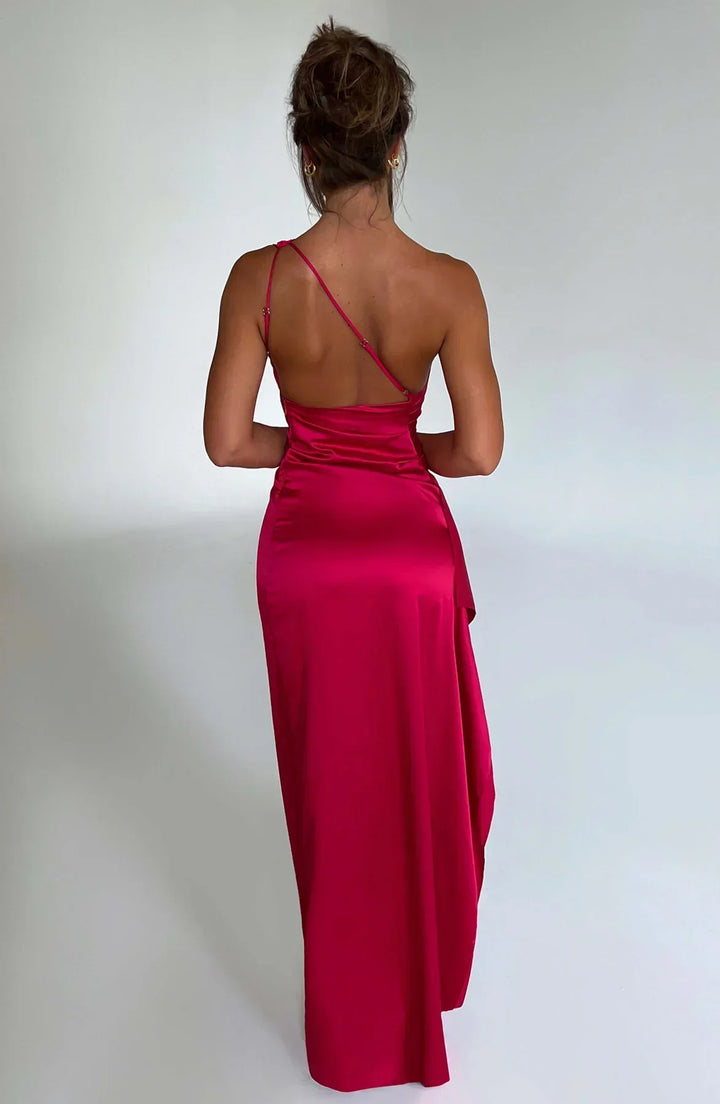 Marivelle One-Shoulder Evening Gown | Women’s Luxe Formal Wear