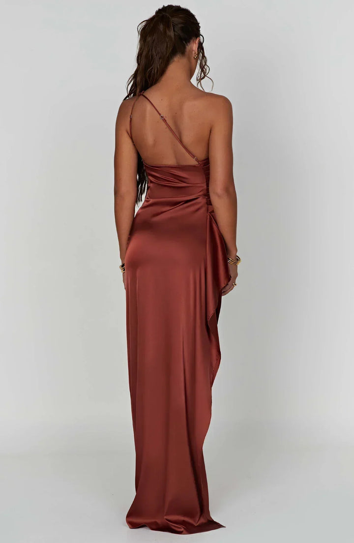 Marivelle One-Shoulder Evening Gown | Women’s Luxe Formal Wear