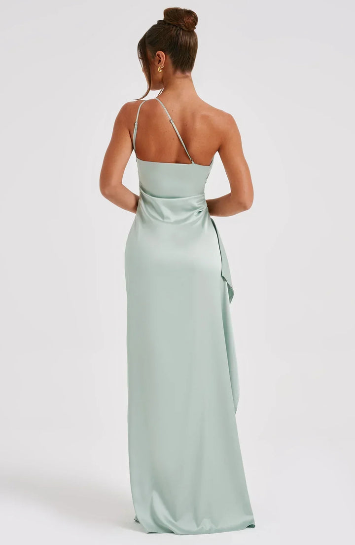 Marivelle One-Shoulder Evening Gown | Women’s Luxe Formal Wear
