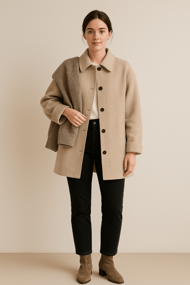 Marisol Wool Coat | Women’s Minimalist Everyday Style