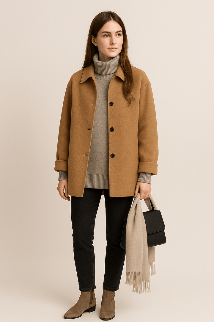Marisol Wool Coat | Women’s Minimalist Everyday Style