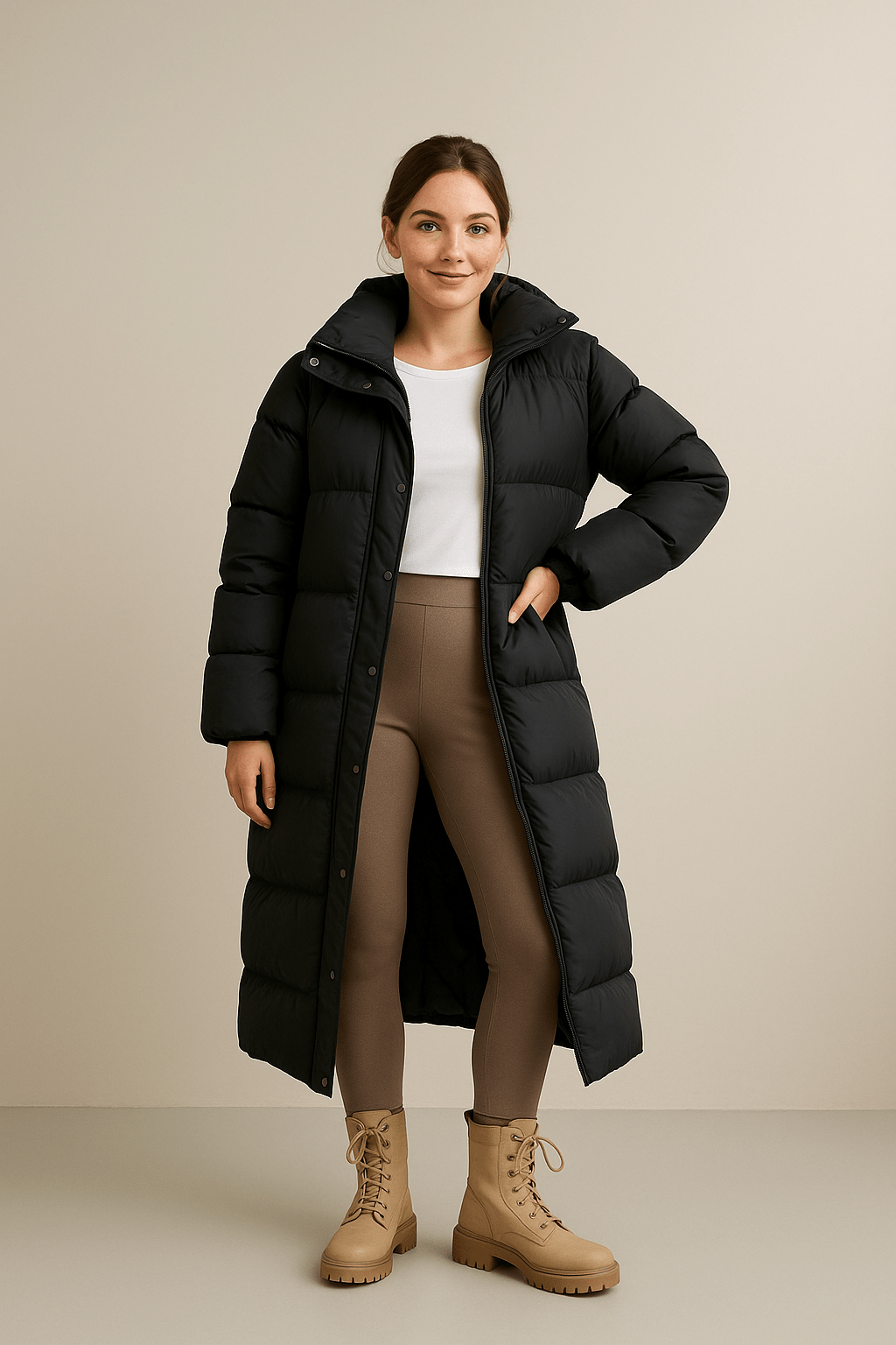 Sienna Long Puffer Coat | Women’s Oversized Winter Style