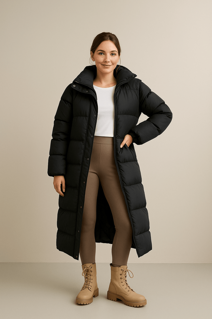 Sienna Long Puffer Coat | Women’s Oversized Winter Style