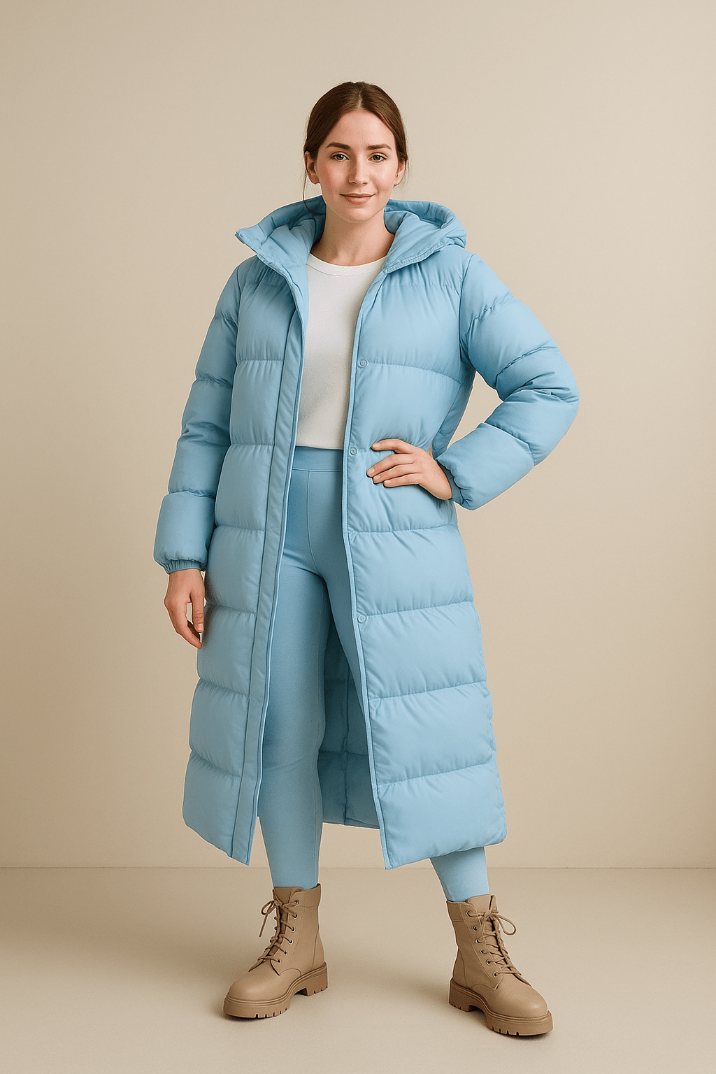 Sienna Long Puffer Coat | Women’s Oversized Winter Style