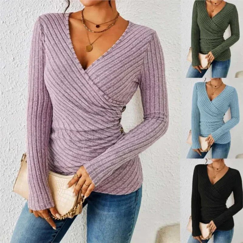Aurora | Tummy Tucking Long Sleeve Top - LXNDON
