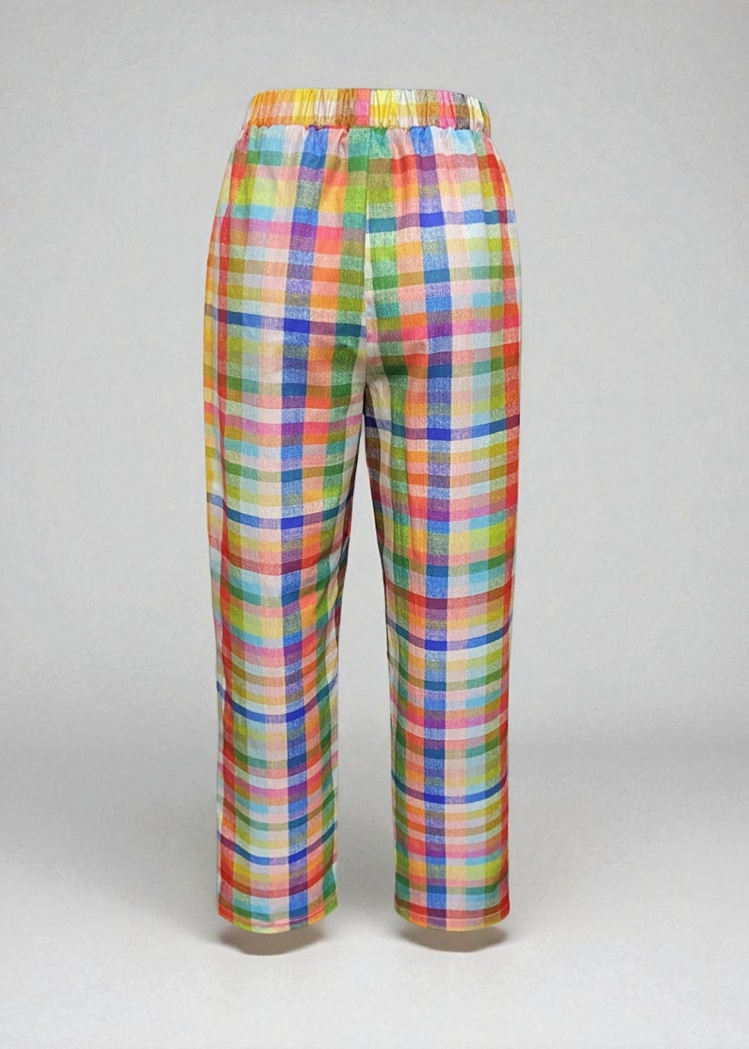 Avery | Relaxed Fit Checkered Pants - LXNDON