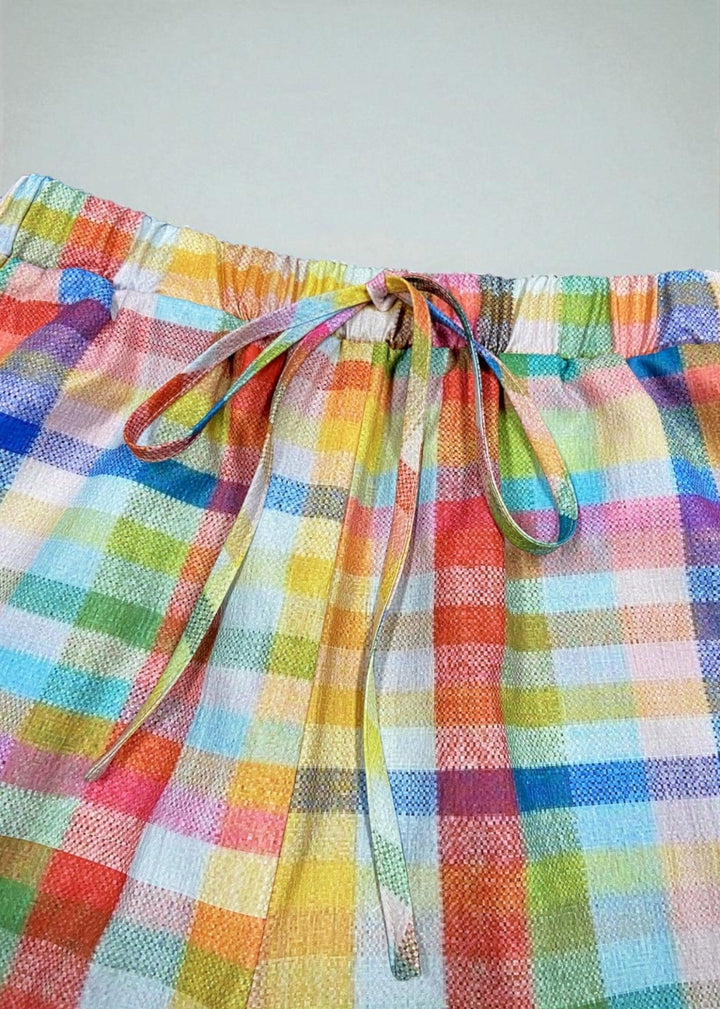 Avery | Relaxed Fit Checkered Pants - LXNDON