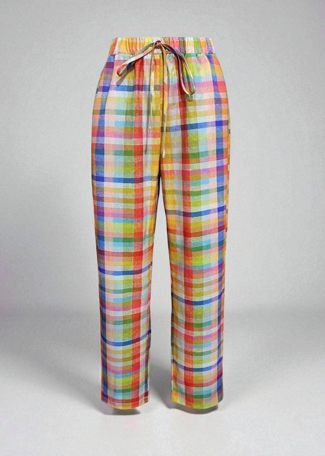 Avery | Relaxed Fit Checkered Pants - LXNDON