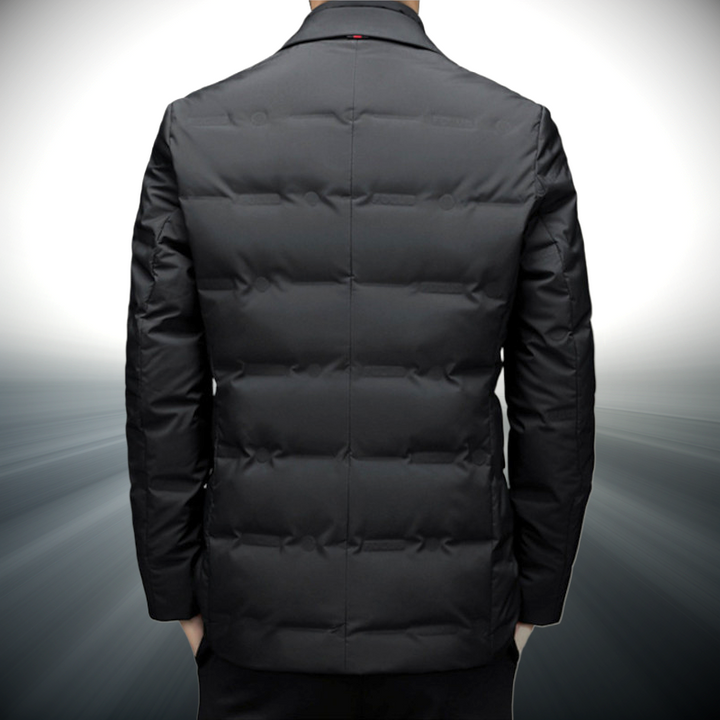 Puffer Blazer Jacket | Men’s Smart Winter Style