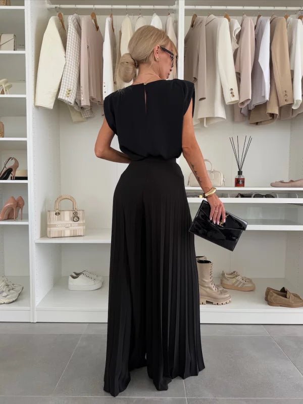 Blair | Elegant Two - Piece Pleated Set - LXNDONR117