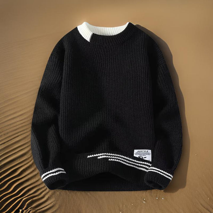 Brent - Round Neck knitted Sweater - LXNDON