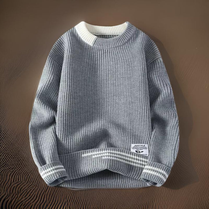 Brent - Round Neck knitted Sweater - LXNDON