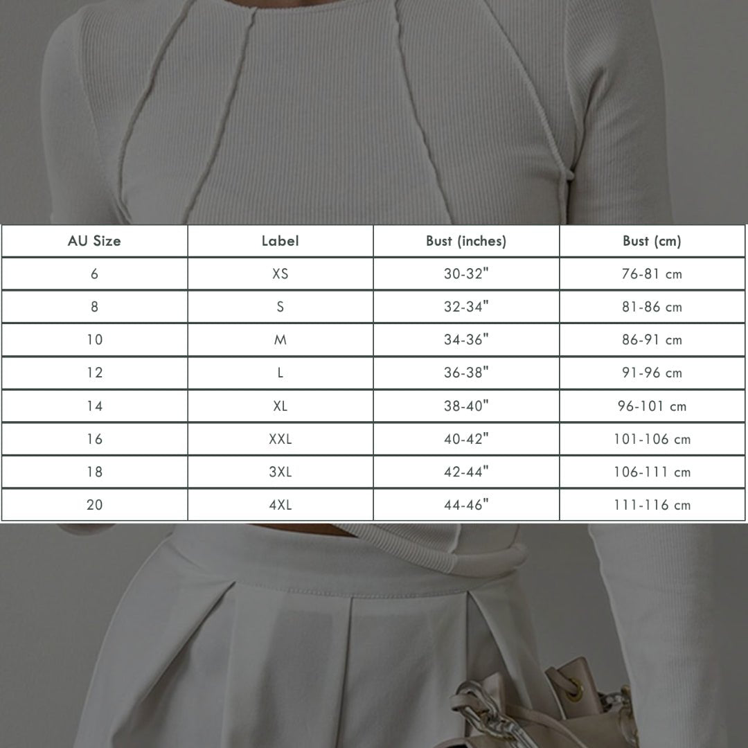 Bronte | Elegant Ribbed Top with Seam Accents - LXNDON