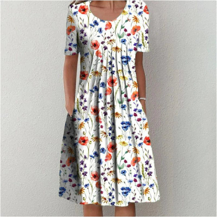 Callista | Bloom Print Midi Dress - LXNDON