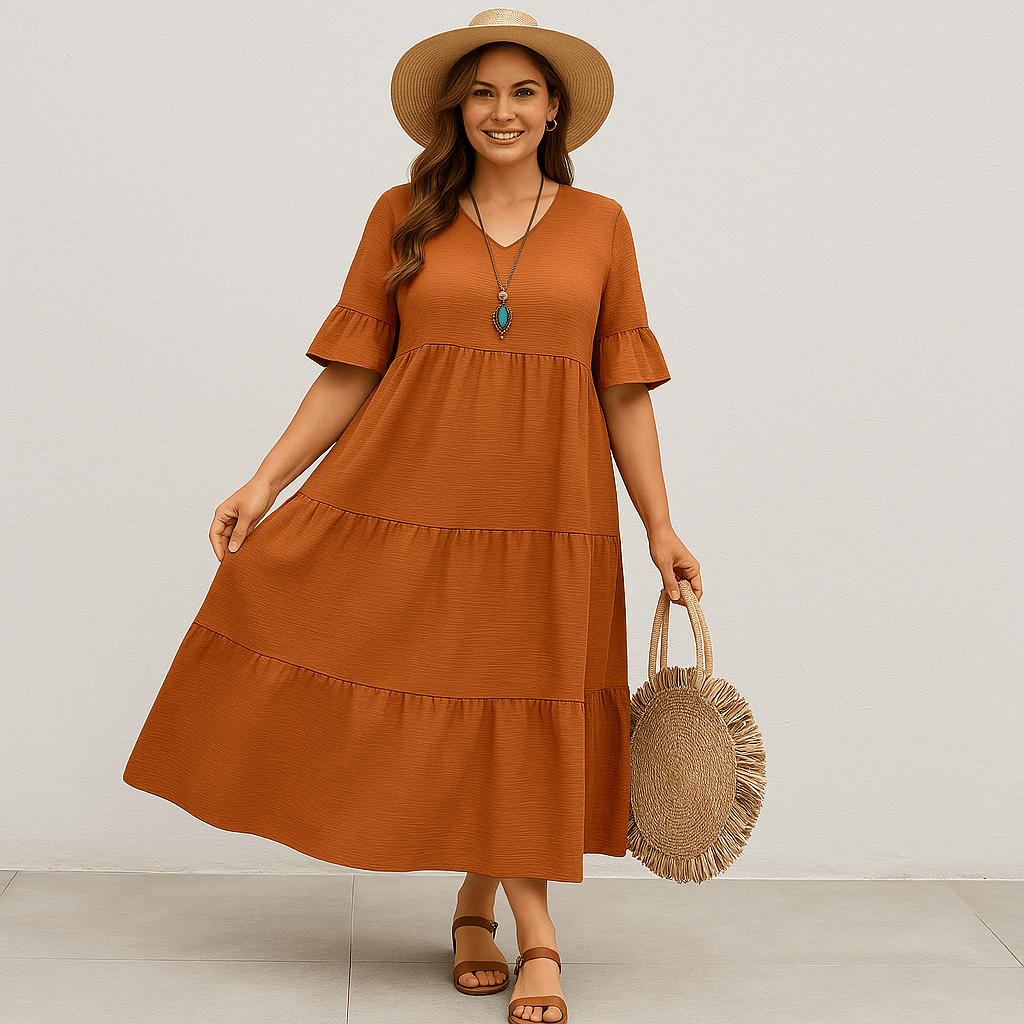 Camilla | Sylish Tummy Covering Dress - LXNDON