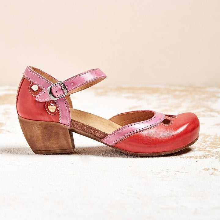 Claribel | Vintage Two - Tone Sandals - LXNDON
