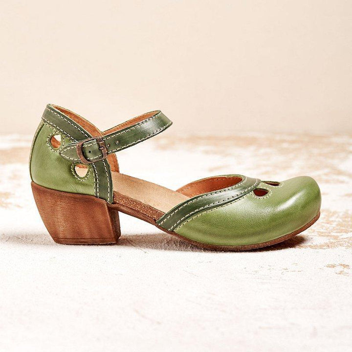Claribel | Vintage Two - Tone Sandals - LXNDON