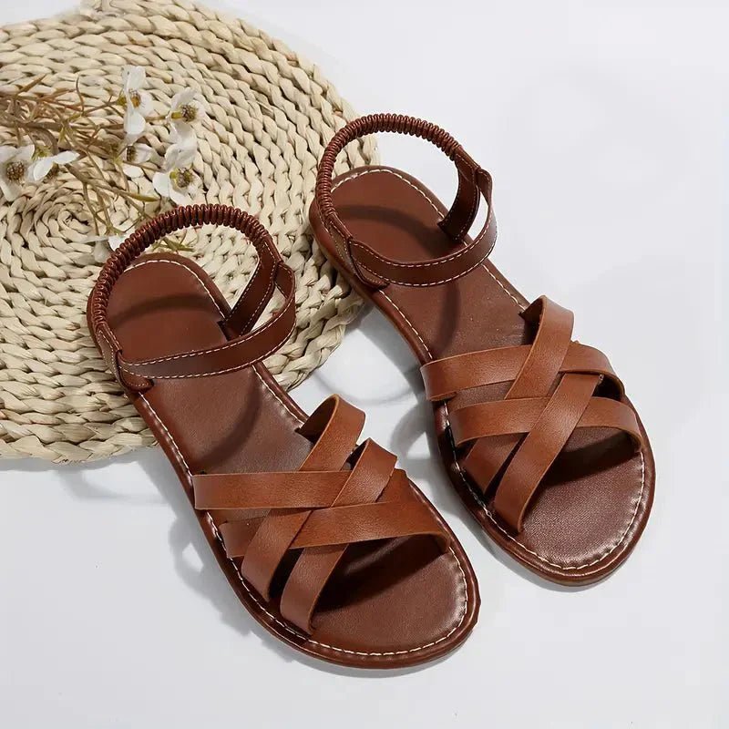 Clarisse | Criss - Cross Comfort Sandals - LXNDON