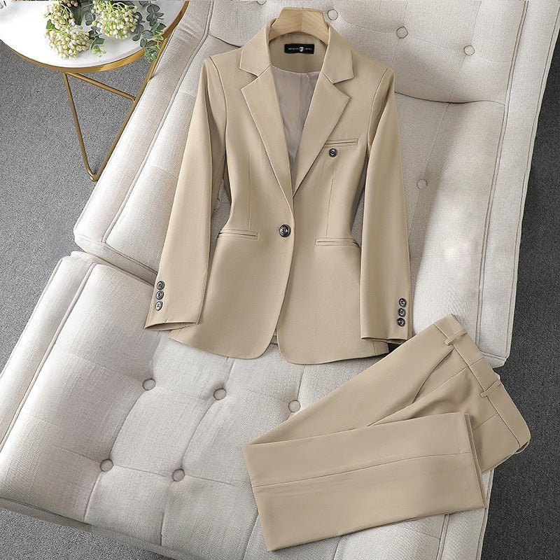 Claudia | Effortless Stylish Blazer & Trouser Set - LXNDON