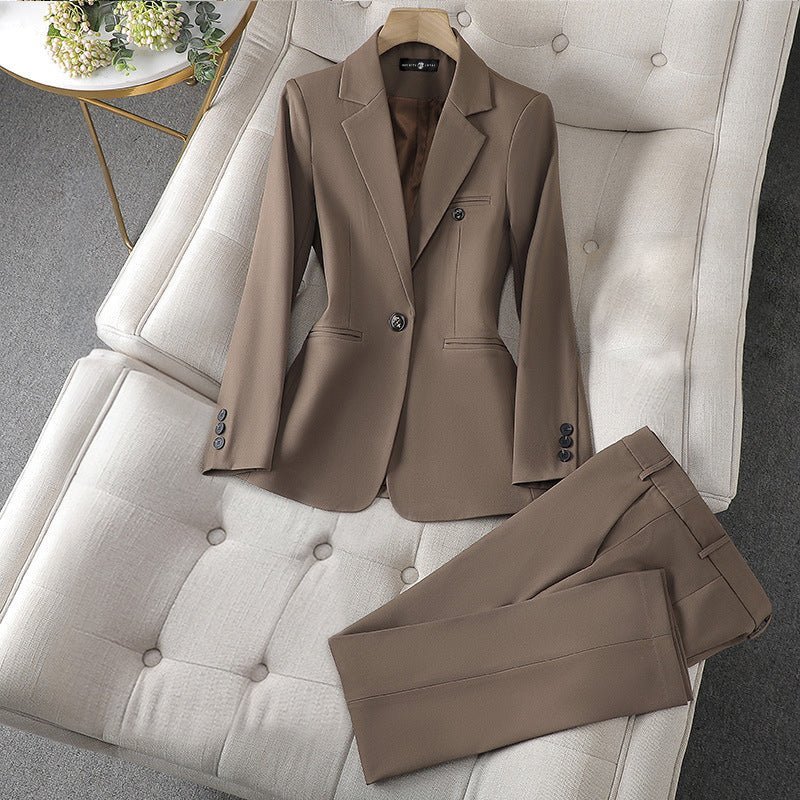 Claudia | Effortless Stylish Blazer & Trouser Set - LXNDON