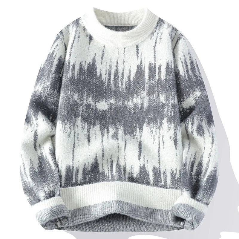 Corwin | Wave Knit Comfortable Sweater - LXNDON