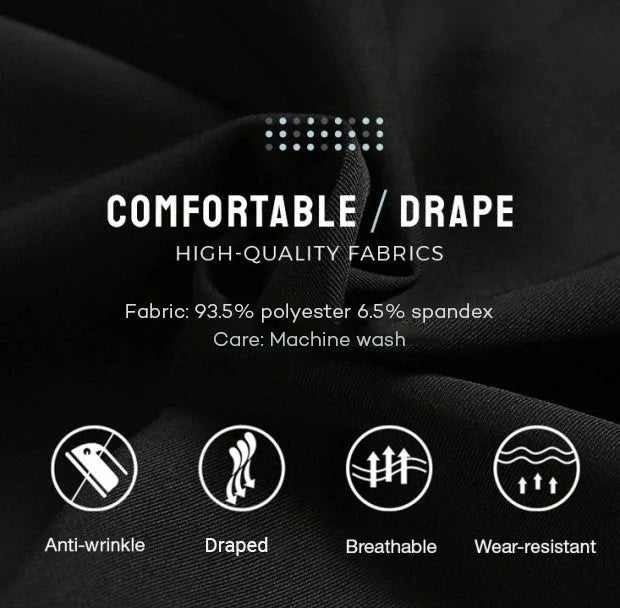 Darian Tailored Stretch Trousers | Smart Everyday Fit